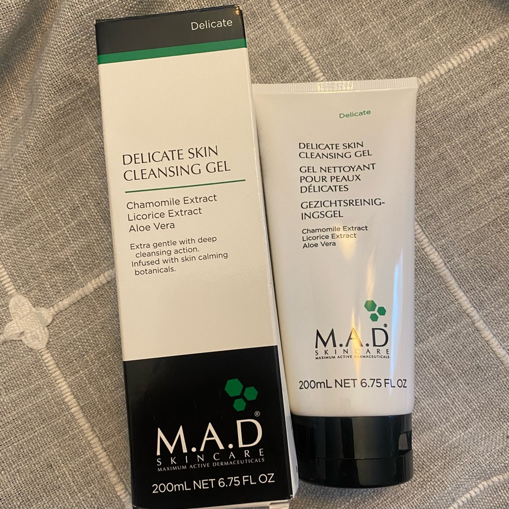 Brand New M.A.D Skincare Delicate Skin Cleansing Gel